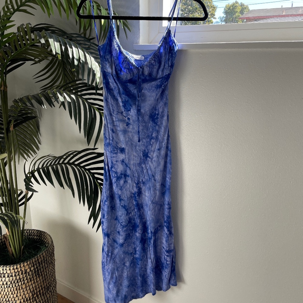 Long tie dye dress